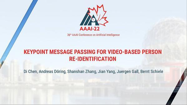 Keypoint Message Passing for Video-Based Person Re-Identification