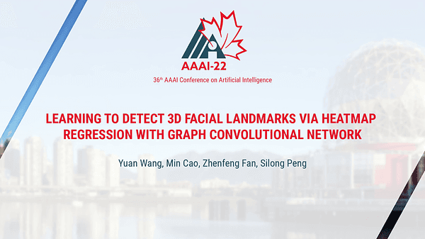 Learning to Detect 3D Facial Landmarks via Heatmap Regression with Graph Convolutional Network