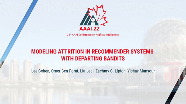 Modeling Attrition in Recommender Systems with Departing Bandits