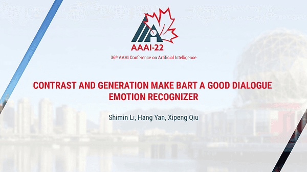 Contrast and Generation Make BART a Good Dialogue Emotion Recognizer