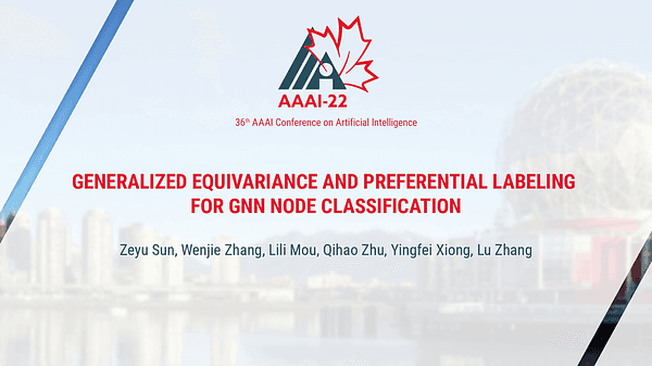 Generalized Equivariance and Preferential Labeling for GNN Node Classification
