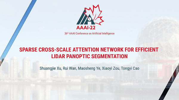 Sparse Cross-Scale Attention Network for Efficient LiDAR Panoptic Segmentation