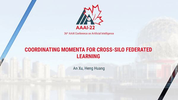 Coordinating Momenta for Cross-Silo Federated Learning