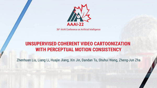Unsupervised Coherent Video Cartoonization with Perceptual Motion Consistency