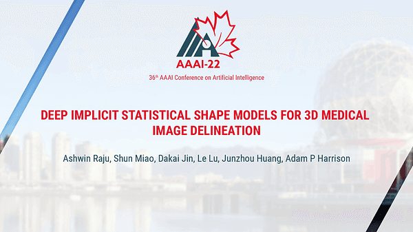 Deep Implicit Statistical Shape Models for 3D Medical Image Delineation