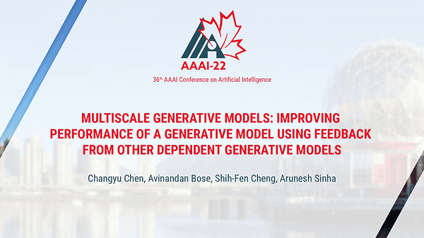 Multiscale Generative Models: Improving Performance of a Generative Model Using Feedback from Other Dependent Generative Models