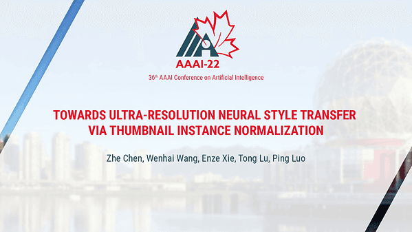 Towards Ultra-Resolution Neural Style Transfer via Thumbnail Instance Normalization