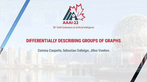 Differentially Describing Groups of Graphs