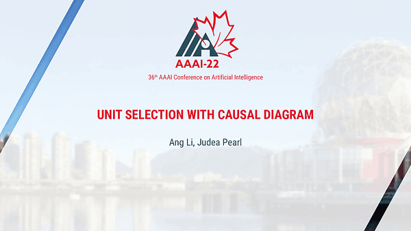 Unit Selection with Causal Diagram