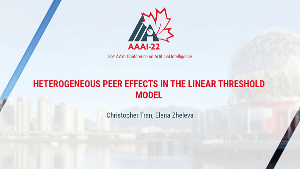 Heterogeneous Peer Effects in the Linear Threshold Model