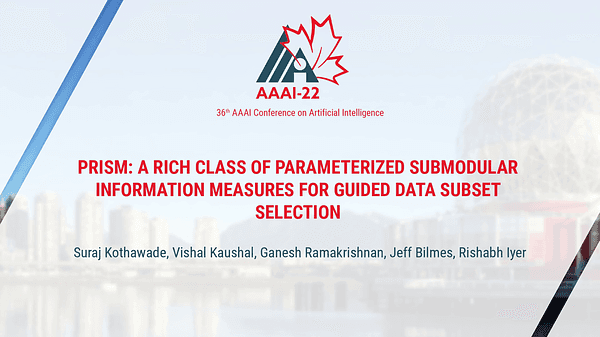 PRISM: A Rich Class of Parameterized Submodular Information Measures for Guided Data Subset Selection