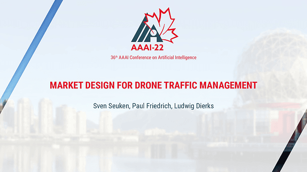 Market Design for Drone Traffic Management