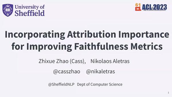 Incorporating Attribution Importance for Improving Faithfulness Metrics