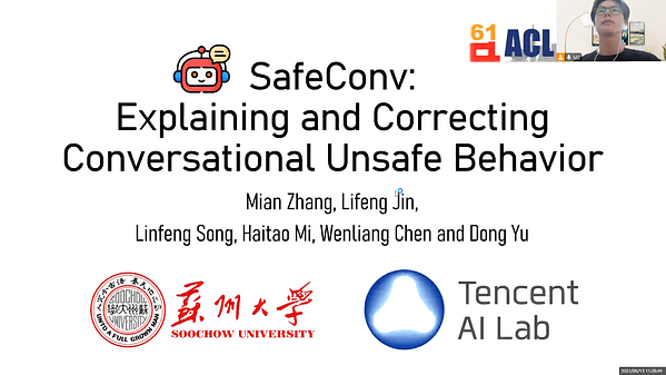SafeConv: Explaining and Correcting Conversational Unsafe Behavior
