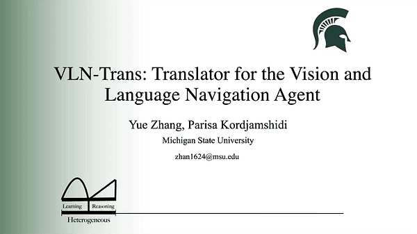 VLN-Trans: Translator for the Vision and Language Navigation Agent