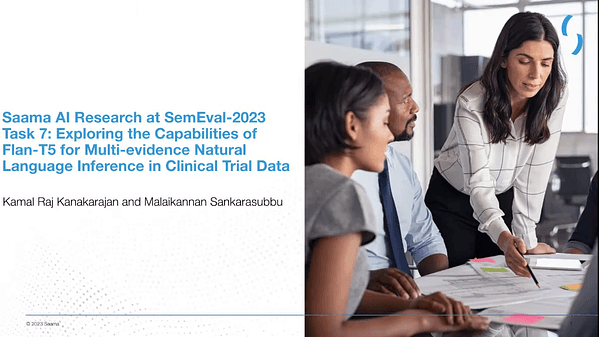 Saama AI Research at SemEval-2023 Task 7: Exploring the Capabilities of Flan-T5 for Multi-evidence Natural Language Inference in Clinical Trial Data
