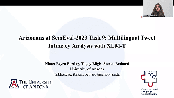 Arizonans at SemEval-2023 Task 9: Multilingual Tweet Intimacy Analysis with XLM-T