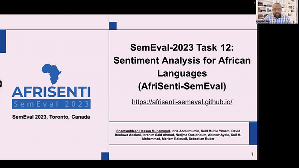 SemEval-2023 Task 12: Sentiment Analysis for African Languages (AfriSenti-SemEval)