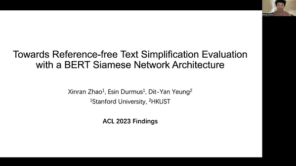 Towards Reference-free Text Simplification Evaluation with a BERT Siamese Network Architecture