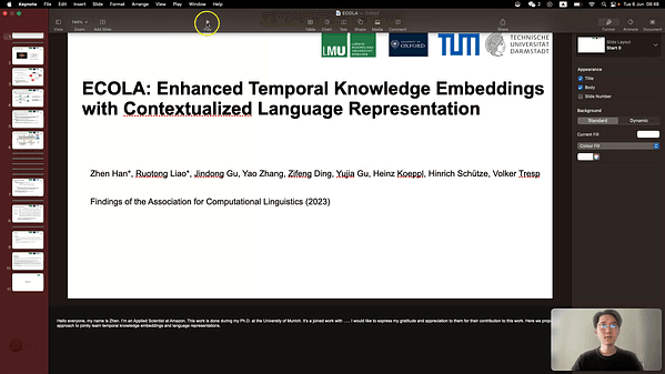 ECOLA: Enhancing Temporal Knowledge Embeddings with Contextualized Language Representations