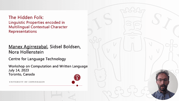 The hidden folk: linguistic properties encoded in multilingual contextual character representations