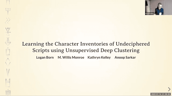 Learning the character inventories of undeciphered scripts using unsuperivsed deep clustering