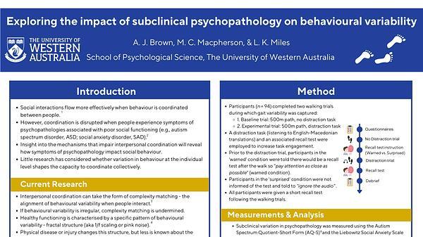 Exploring the impact of social anxiety on behavioural variability