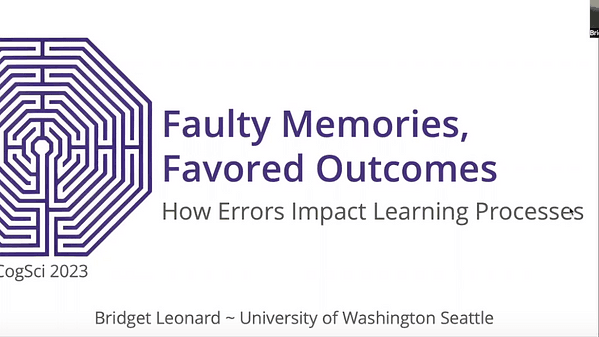 Faulty Memories, Favored Outcomes: How Errors Impact Learning Processes