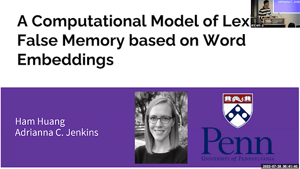 A Computational Model of Lexical False Memory based on Semantic Distance from Word Embeddings