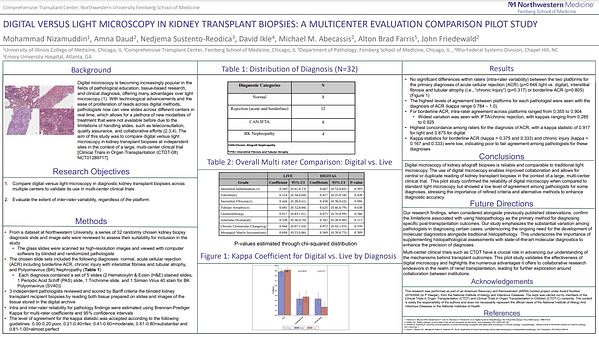 Digital versus light microscopy in kidney transplant biopsies: A multicenter evaluation comparison pilot study