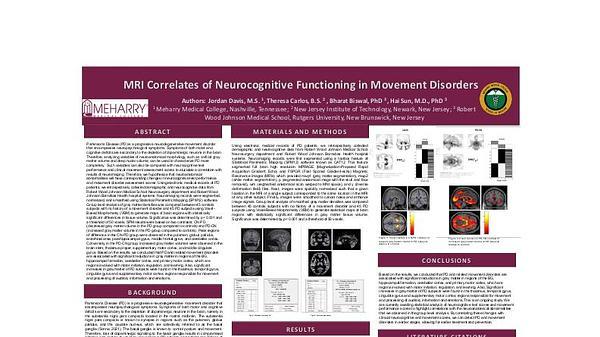 MRI Correlates of Neurocognitive Functioning in Movement Disorders