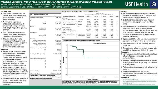 Revision Surgery of Non-invasive Expandable Endoprosthetic Reconstruction in Pediatric Patients