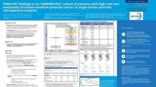 PSMA PET findings in an “EMBARK-like” cohort of patients with high-risk non-metastatic hormone-sensitive prostate cancer: A single center post-hoc retrospective analysis