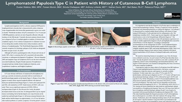 Lymphomatoid Papulosis Type C in Patient with History of Cutaneous B-Cell Lymphoma