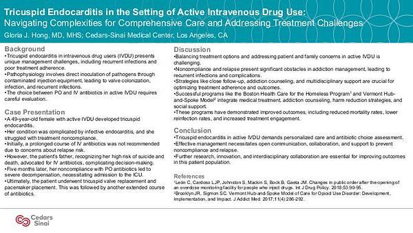 Tricuspid Endocarditis in the Setting of Active Intravenous Drug Use: Navigating Complexities for Comprehensive Care and Addressing Treatment Challenges