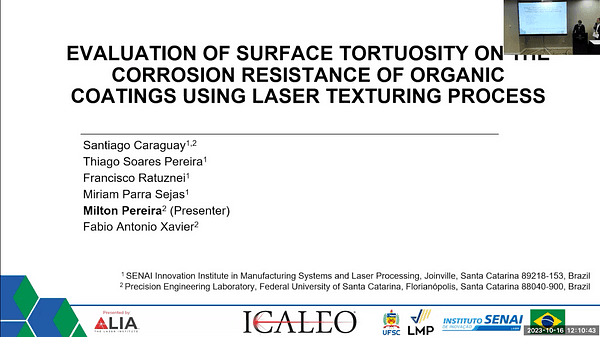 Evaluation of Surface Tortuosity on the Corrosion Resistance of Organic Coatings Using Laser Textured Surfaces