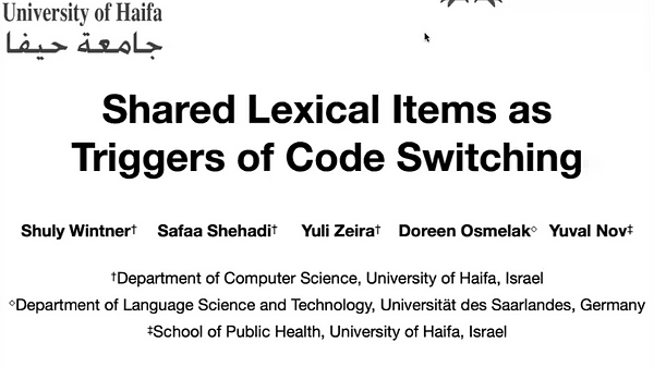 Shared Lexical Items as Triggers of Code Switching