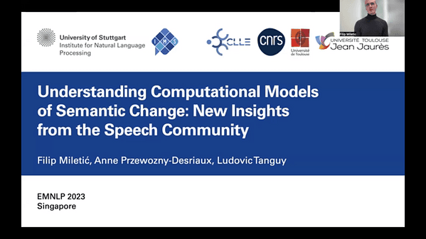 Understanding Computational Models of Semantic Change: New Insights from the Speech Community