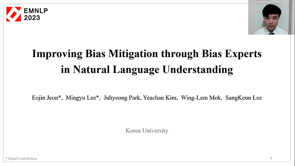 Improving Bias Mitigation through Bias Experts in Natural Language Understanding