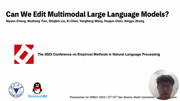 Can We Edit Multimodal Large Language Models? | VIDEO