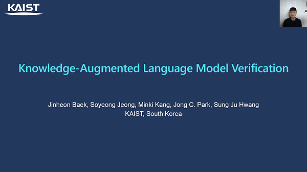 Knowledge-Augmented Language Model Verification