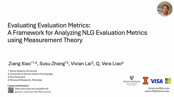 Evaluating Evaluation Metrics: A Framework for Analyzing NLG Evaluation Metrics using Measurement Theory