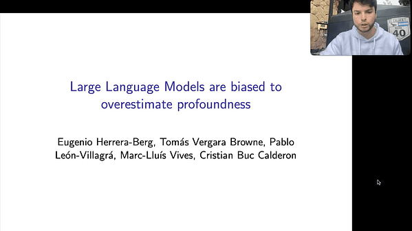 Large Language Models are biased to overestimate profoundness