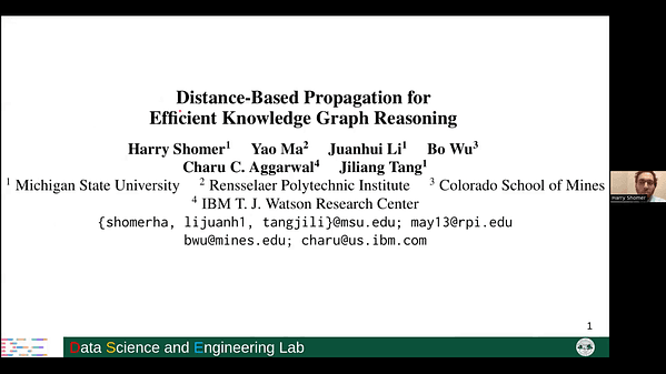 Distance-Based Propagation for Efficient Knowledge Graph Reasoning | VIDEO