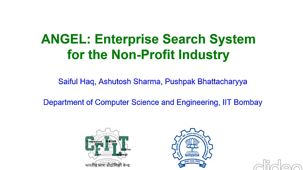 Angel: Enterprise Search System for the Non-Profit Industry