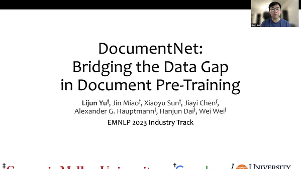 DocumentNet: Bridging the Data Gap in Document Pre-training
