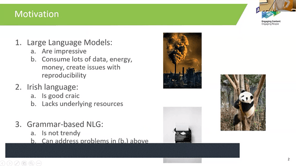 Generating Irish Text with a Flexible Plug-and-Play Architecture