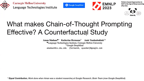 What Makes Chain-of-Thought Prompting Effective? A Counterfactual Study