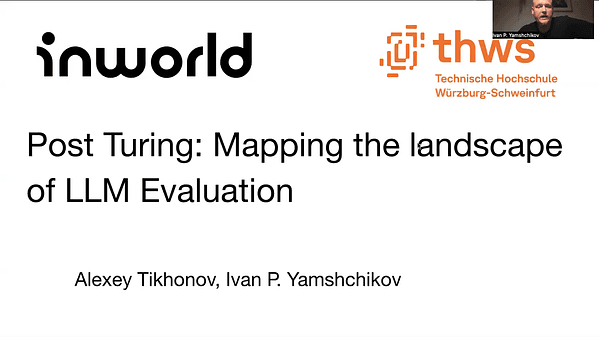 Post Turing: Mapping the landscape of LLM Evaluation | VIDEO