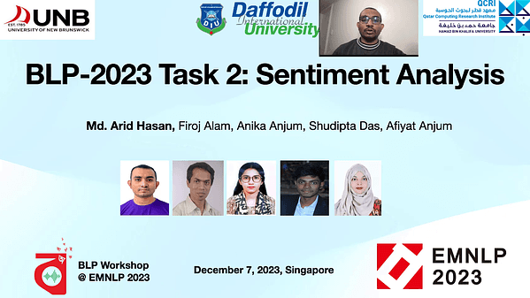 BLP-2023 Task 2: Sentiment Analysis